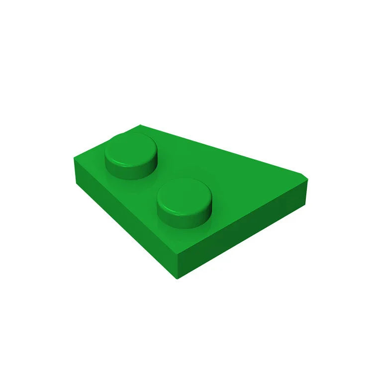 Building Block Plates | Plate 2X2 Wedge | Universal Bricks | Kids And Adults