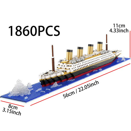 Titanic Cruise Ship 3D Micro Building Blocks Kit ToylandEU.com Toyland EU