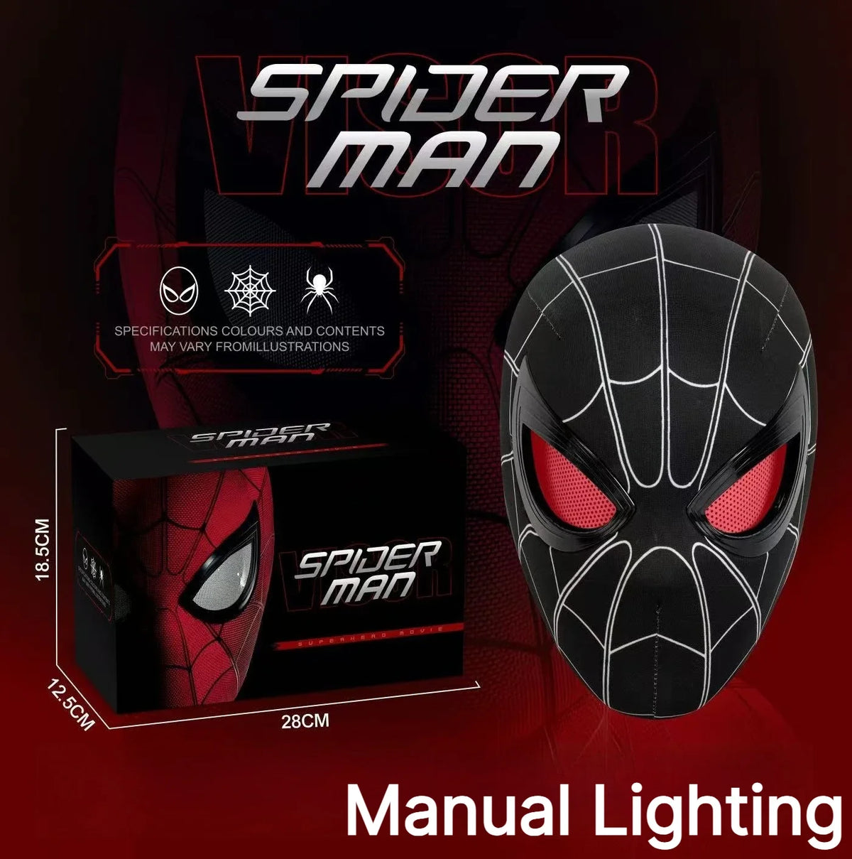 Spider-Man Mask | 1:1 Scale | Electronic Eyes | Miles Morales
