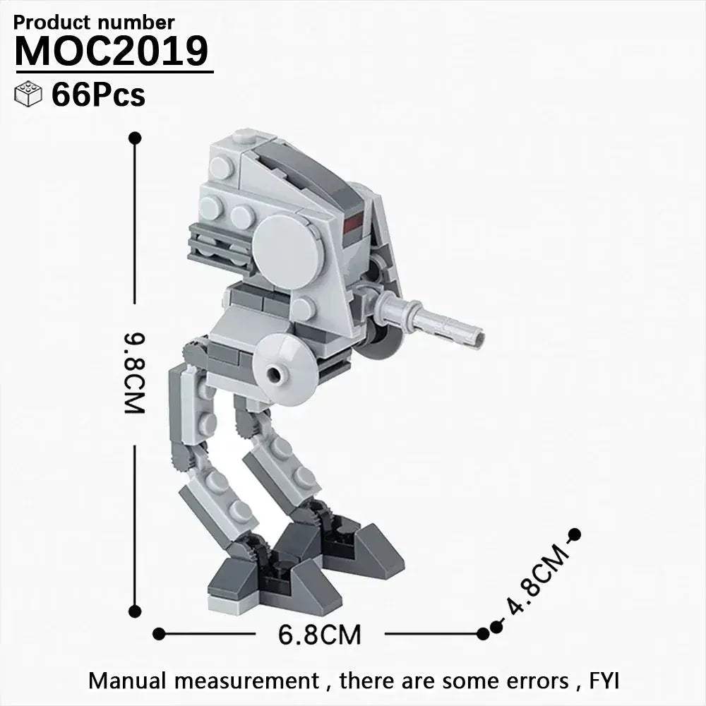 Space Wars Walking Machine Building Blocks Set Educational Toy - ToylandEU