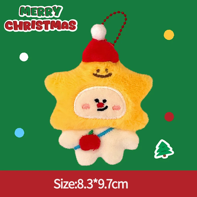 Christmas Plush Ornament | Santa Claus Snowman | Soft Touch Design