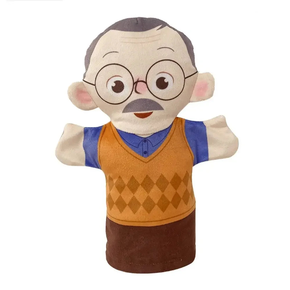 Family Hand Puppets | Plush Material | Secure Inner Glove | Kids Story Set