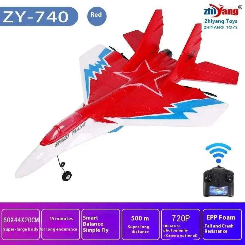 New ZY-740 RC Plane Wing Span 440mm Entry-Level Aircraft Toy - ToylandEU