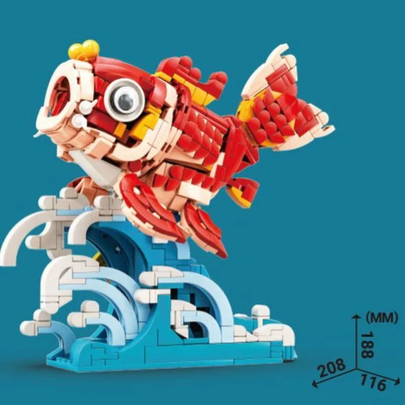 Chinese Style Lucky Building Blocks with 678 Pieces - ToylandEU