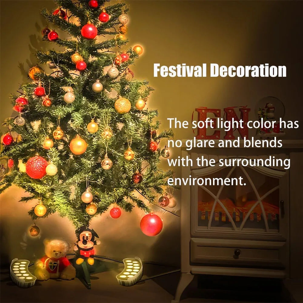 Tree Hugging Solar LED Lawn Light | IP65 Waterproof | RGB Warm Color | Outdoor