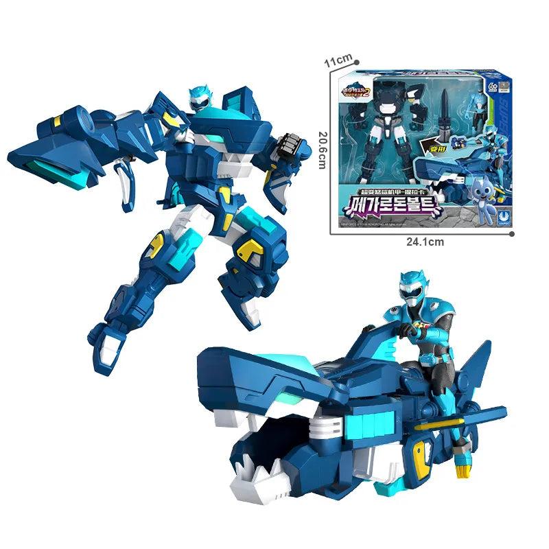 Mini Force 2 Super Dino Power adaptable Robot Toys Action Figures - ToylandEU