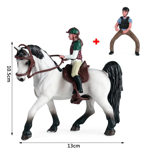 Simulation Farm Horse Fence Cart Animal Figurine Equestrian Knight ToylandEU.com Toyland EU