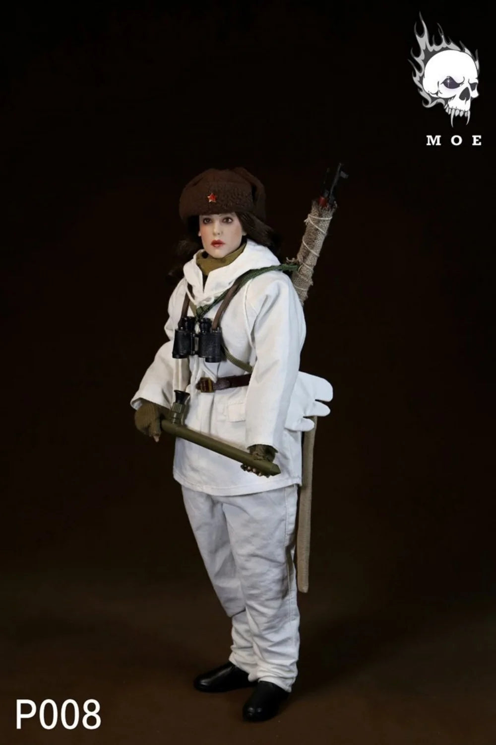 Action Figure | 1/6 Scale | MOETOYS P008 Soviet Snow Sniper | 12-Inch Figures