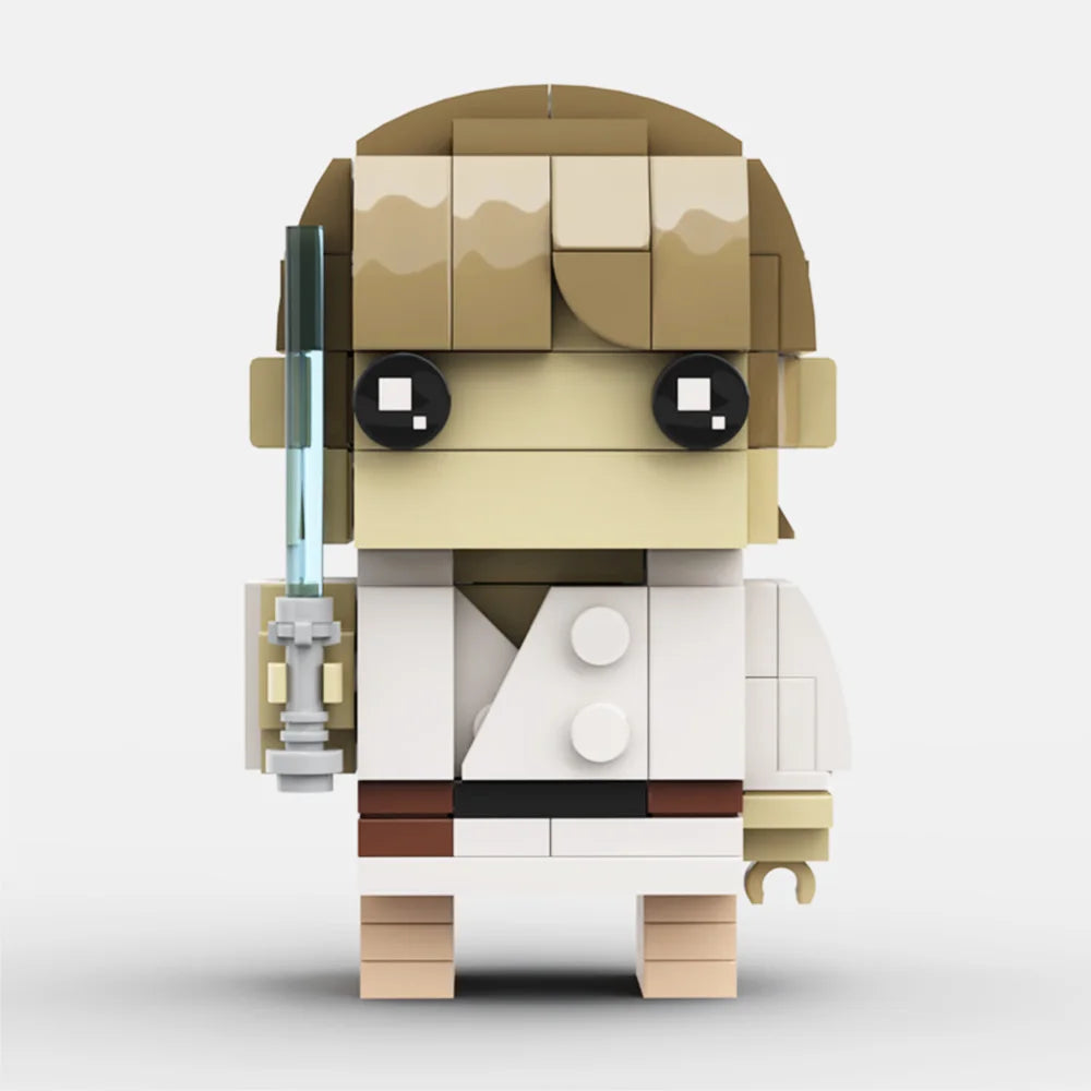 Lukes Skywalkered Brickheadz Building Block - Space Wars-themed Building Set - ToylandEU