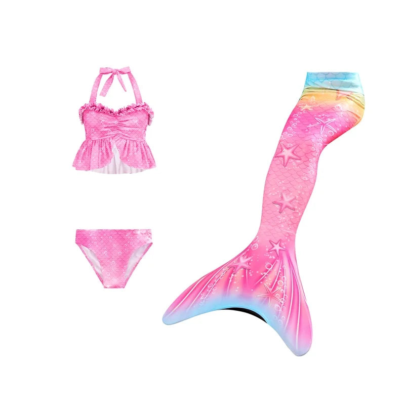 Mermaid Costume | Mermaid Tail Swimsuit Set | Monofin Optional | For Women