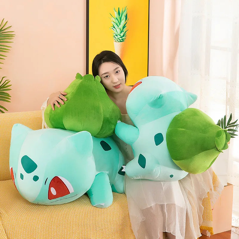 60cm Big Size Anime Bulbasaur Venusaur Plush Toys Cute  Plush
