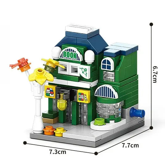 Lego Compatible Building Blocks | Mini City Street View Set | Small Blocks | 14+