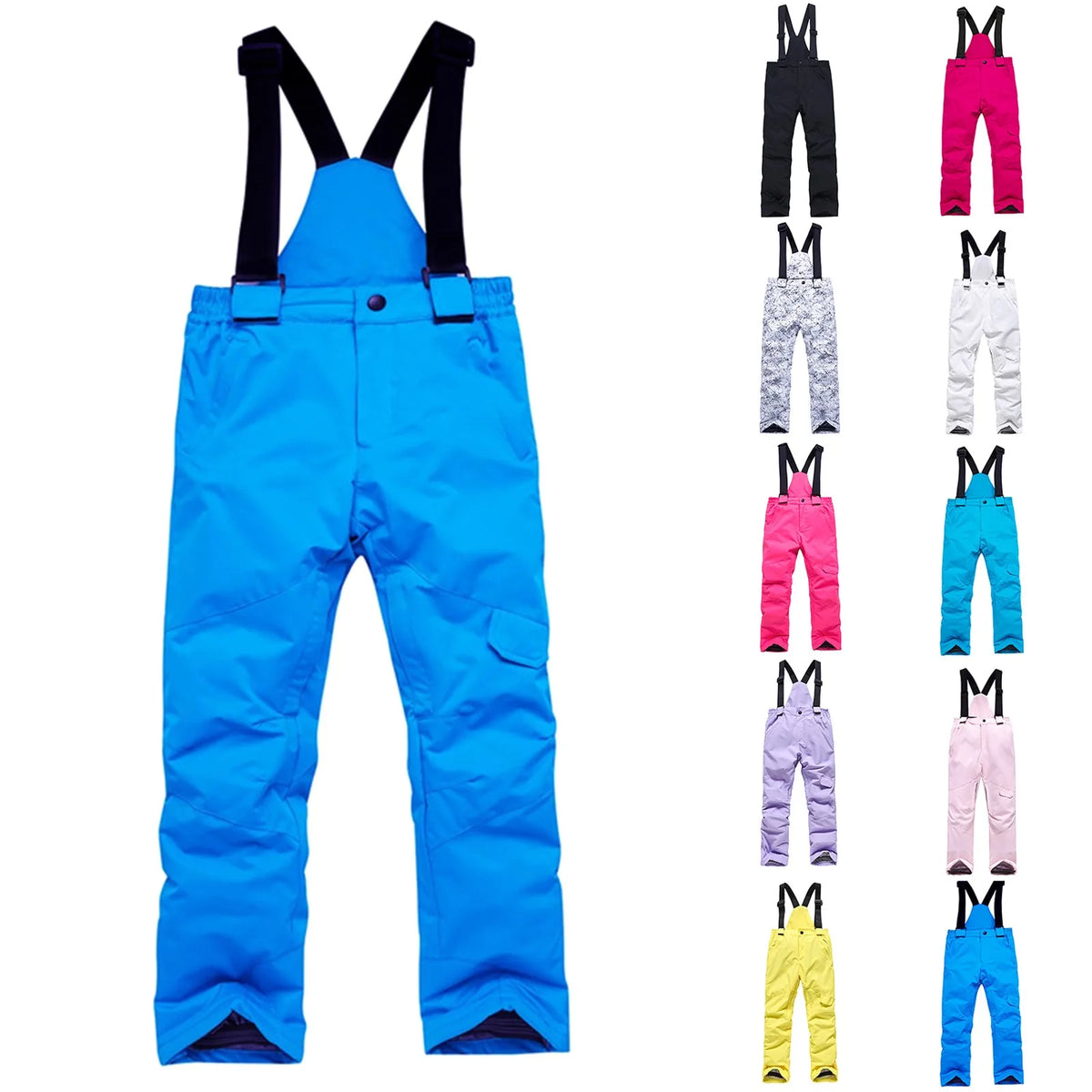 Youth Ski Pants | Waterproof Shell | Warm Insulated Fit | Kids And Teens