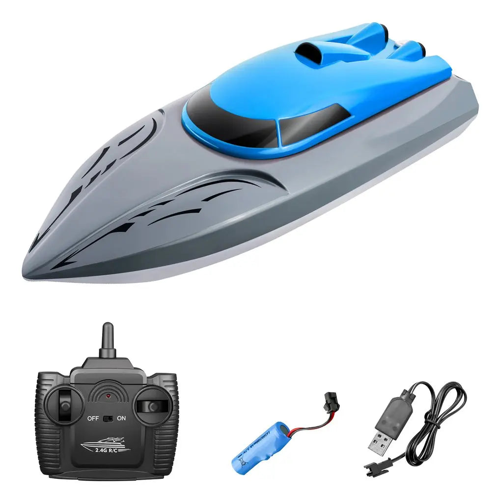 806 2.4G RC Boat Remote Control Boat Waterproof Toy Dual motors 20KM/h - ToylandEU
