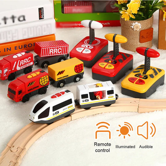 RC Electric Train Toy Set for Children - Durable Diecast Locomotive and Wood Gifts - ToylandEU