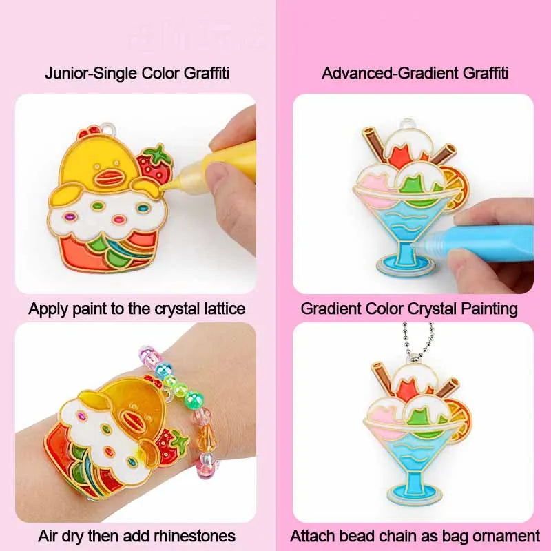 DIY Crystal Gel Painting Kit | Educational Kit | Animals And Nature | No Baking