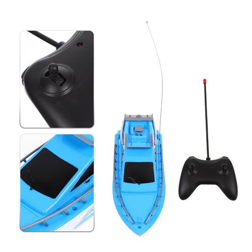 RC High-Speed Racing Boat with Remote Control - Blue ToylandEU.com Toyland EU