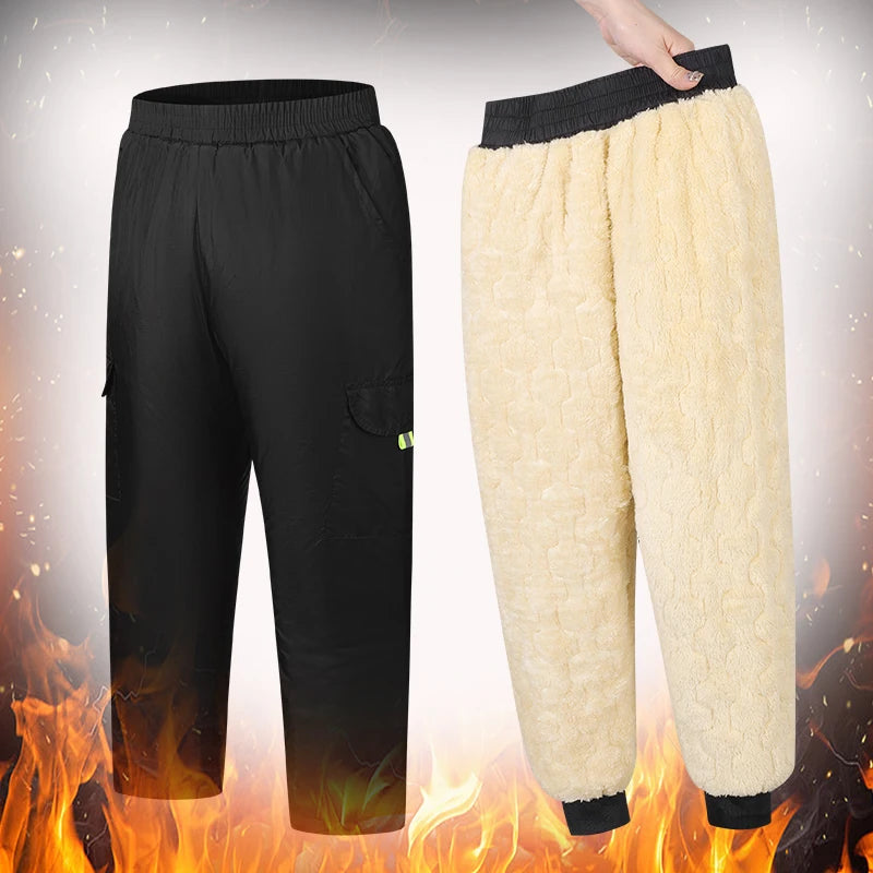 Kids Waterproof Fleece Cargo Pants | Windproof | Side Pockets | Kids 7-13Y