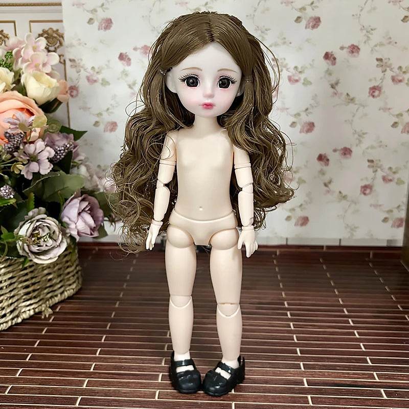 Dolls For Girls Ball Jointed Doll Toys Bjd 30cm Blue Eyes - ToylandEU