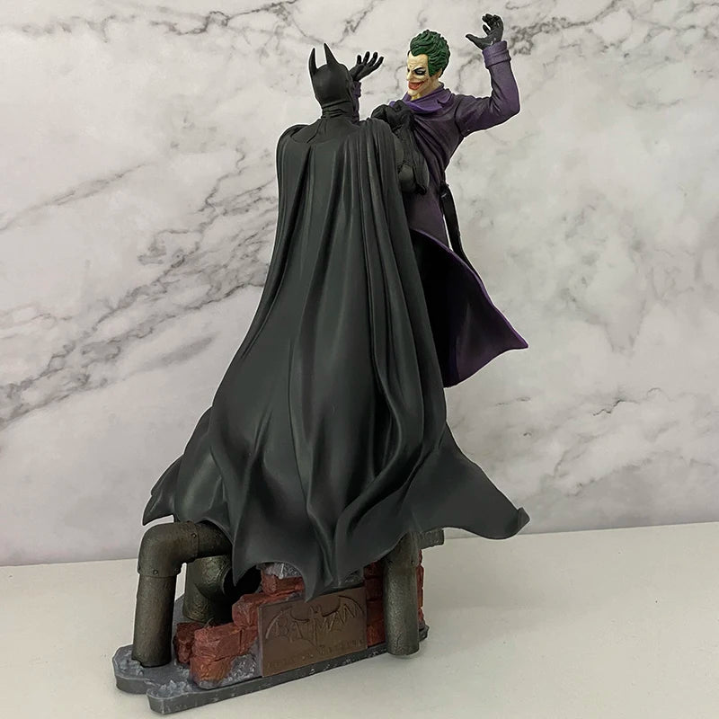 Batman Action Figure With Joker Battle Statue Premium Collectible