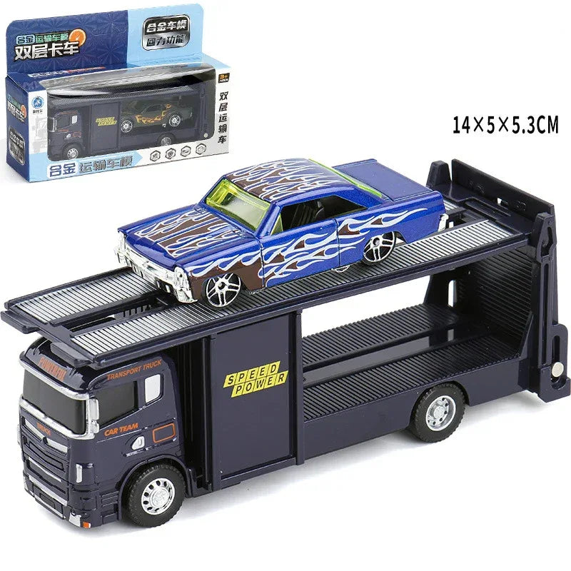 Diecast 1 To 64 Scania Container Truck Movable Joint For Collectors