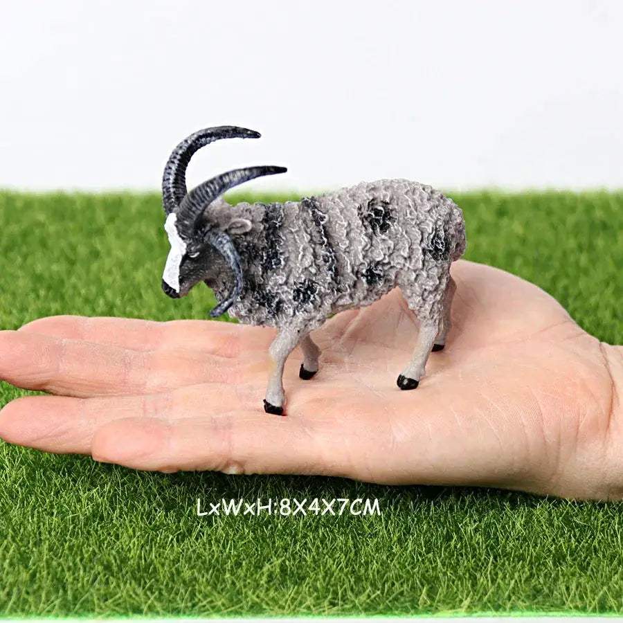 Realistic Farm Animal Figures Set Sheep Goat Antelope Models - ToylandEU