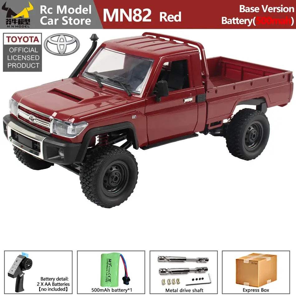 MN MODEL 1/12 4X4 Remote Control Diving Off-road Car Retro LC79 Truck Climbing All Terrain Vehicle Rock Crawler Toy for Adult - ToylandEU