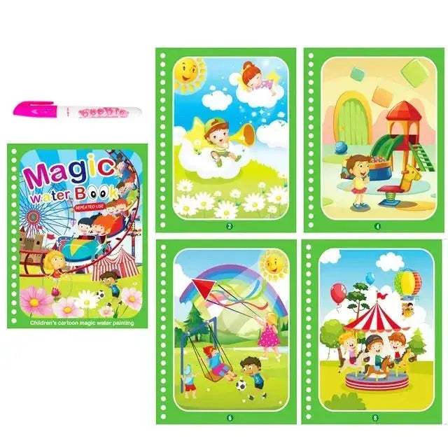 Magic Water Drawing Book For Toddlers Educational Montessori Toys - ToylandEU