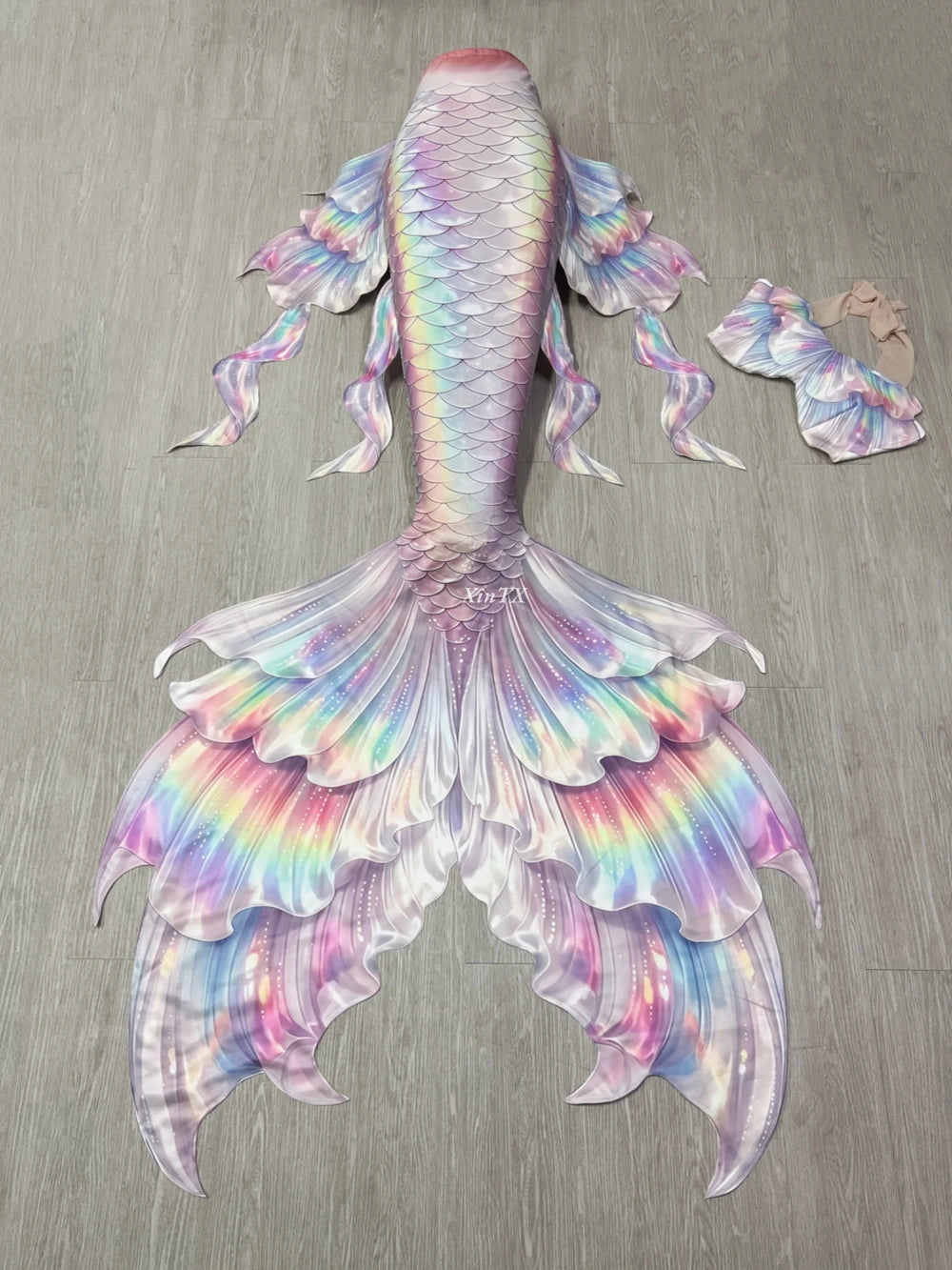 Mermaid Tail Swimsuit | Monofin Optional | Polyester Elastane | Adult