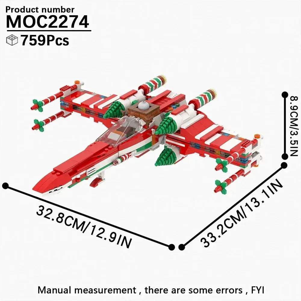 Space Wars Fighter Building Blocks Set For Realistic Dioramas - ToylandEU