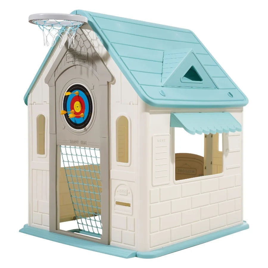 Outdoor Playhouse Five In One Cottage For Toddlers
