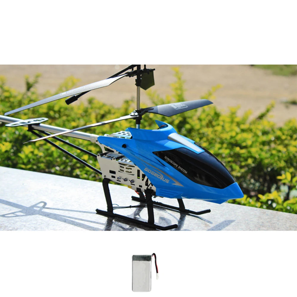 RC 80cm Remote-Controlled Helicopter with Anti-Fall Design - Durable Outdoor Toy Aircraft for Kids' Birthdays