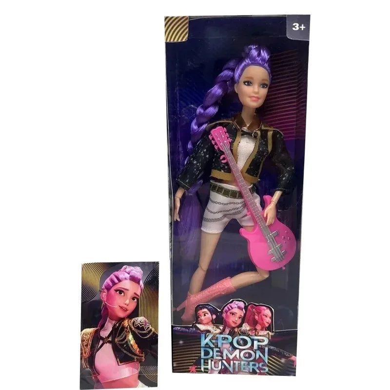 Kpop Demon Hunters Action Figure Dolls For Girls Collectible