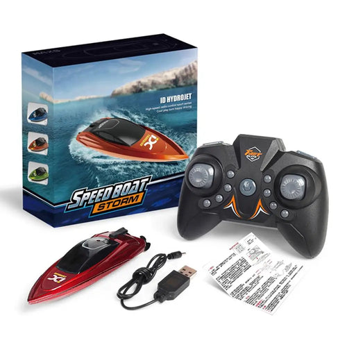 RC Boat For Kids 2.4GHZ Racing Boats 5km/h Remote Control Speedboat ToylandEU.com Toyland EU