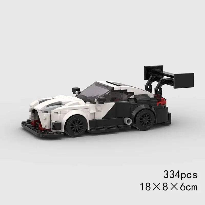 MOC Speed Super Race Car Vehicle Racing Model Building Blocks Bricks Rally Sport Pickup Truck Toy City Technical Christmas gift - ToylandEU