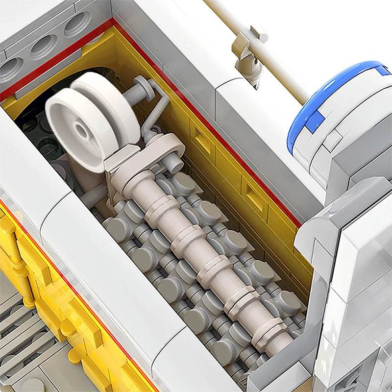 Boxcar Goods Wagon Building Block Kit MOC Railway Carriage - ToylandEU