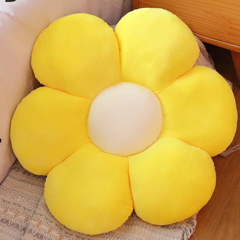 Plush Pillow | Kawaii Colorful Flower Design | PP Cotton Filling | 30/50/65 cm