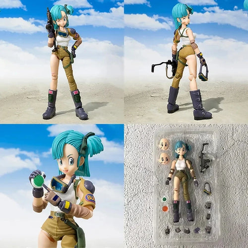 13cm SHF Dragon Ball Figures Bulma Goku Action Figure PVC Battle Force ToylandEU.com Toyland EU