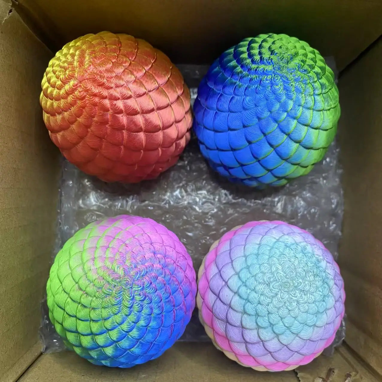 3D Printed Snake Egg Decoration With Flexible Joints