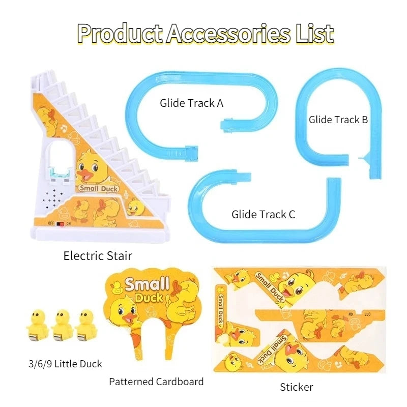 Duck Stair Climbing DIY Toy with Light and Music - ToylandEU