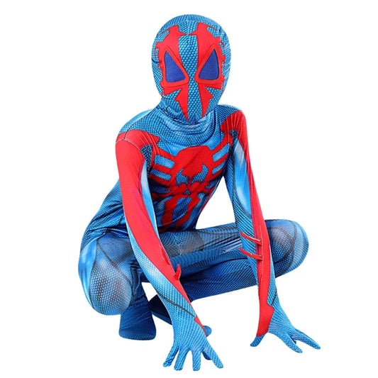 Miguel O'Hara Kids Spiderman 2099 Cosplay Costume - Unisex Fun!