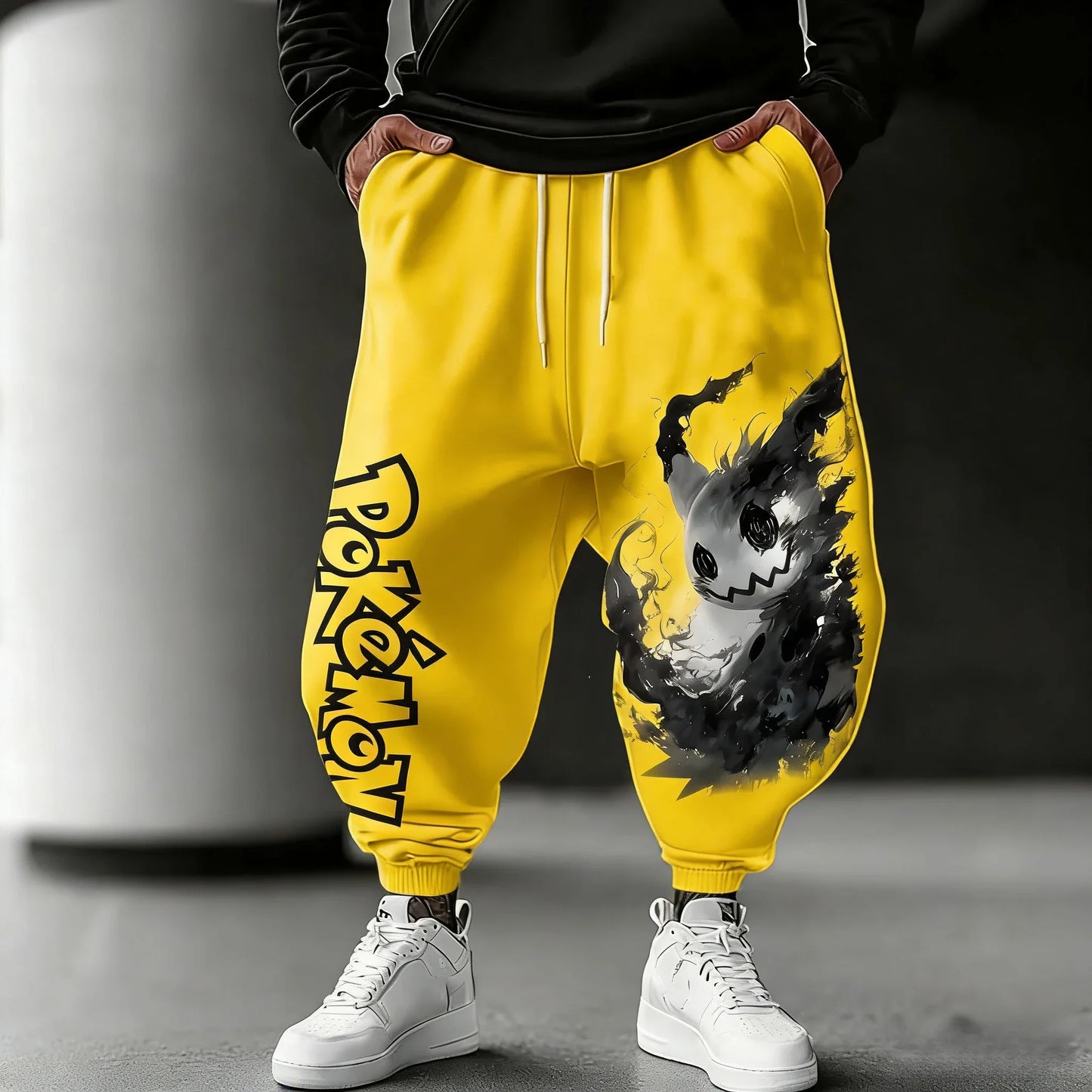 Pokemon Sweatpants | Anime Printed 100 Percent Cotton | Unisex Loose Fit | XS-XL
