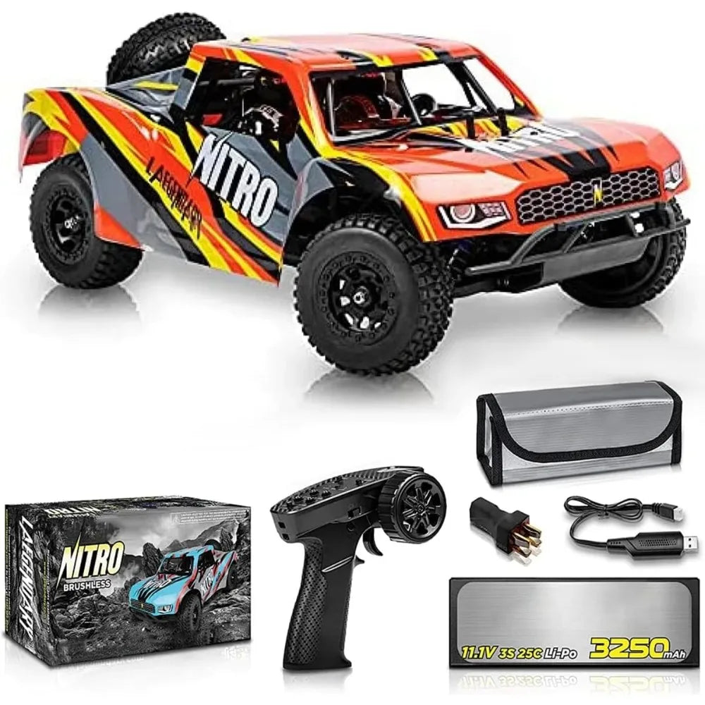 1/8 Scale 4WD Brushless RC Monster Truck 40MPH Off Road