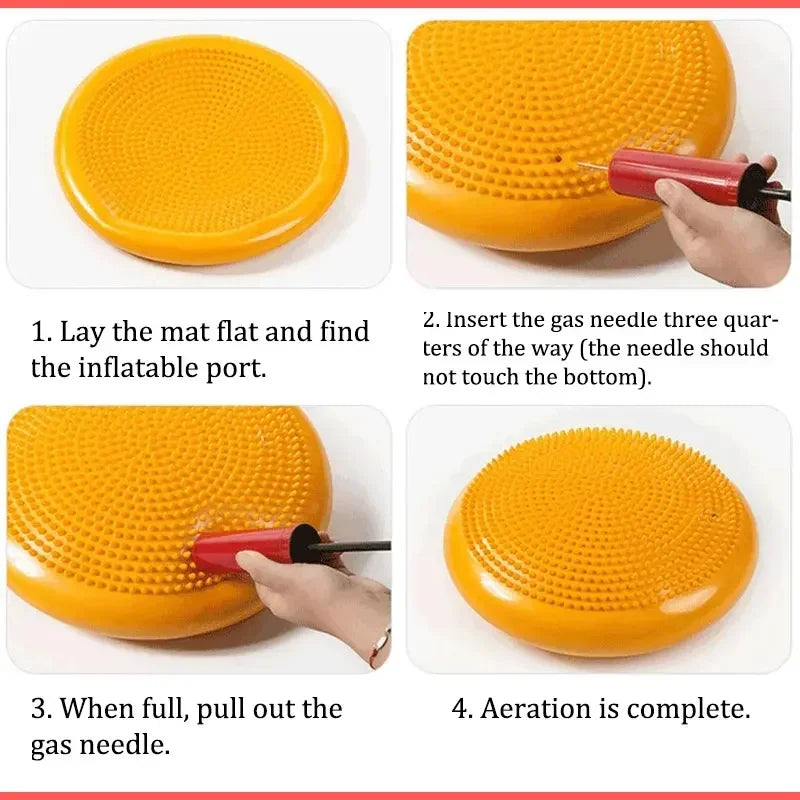 Inflatable PVC Balance Cushion for Montessori Sensory Integration Training - ToylandEU