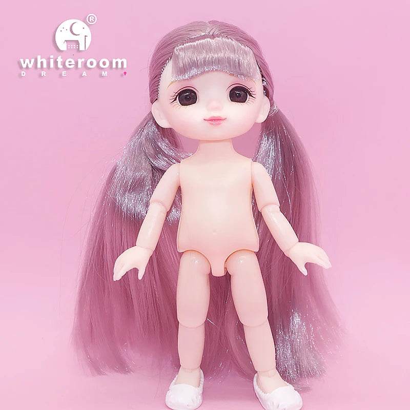 BJD Doll 1/12 16cm 6 Inch Jointed Baby Doll Fashion Gift - ToylandEU