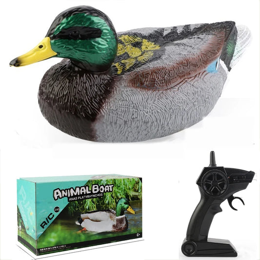 Adorable Duck Themed 2.4G RC Speedboat for Kids - Fun Water Adventures