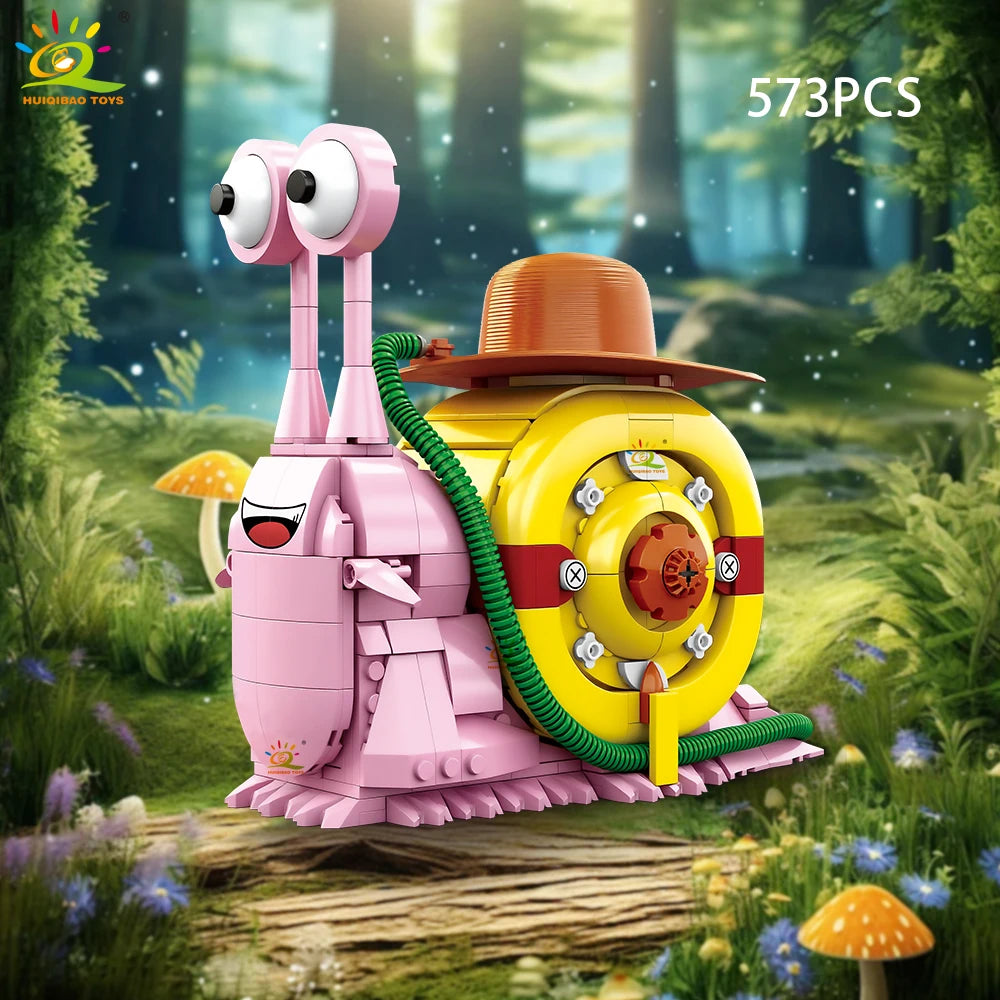 Building Block Set | Lego Compatible Snail Insect Model | Small Block | For Kids