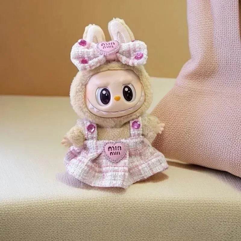 17cm Labubu Doll Clothes Outfit Accessories For Korea Kpop Exo Labubu Idol V1 V2 Skirt Sweater Clothing Gift - ToylandEU