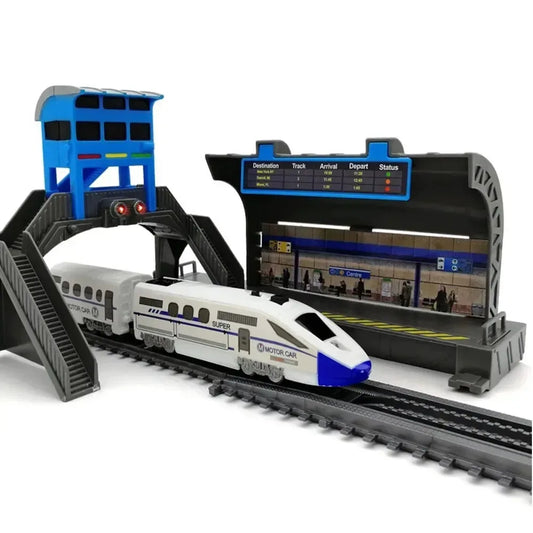 High Speed Electric Train Set Remote Control Model Railway - ToylandEU