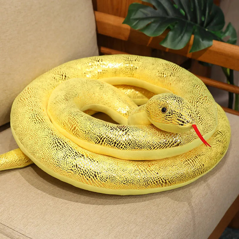 Giant Plush Snake 300cm Realistic Boa Cobra Plush Toy Decorative